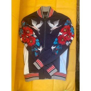 Reason Men’s Small Embroidered Varsity Jacket